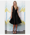 Plunging Criss Cross Midi