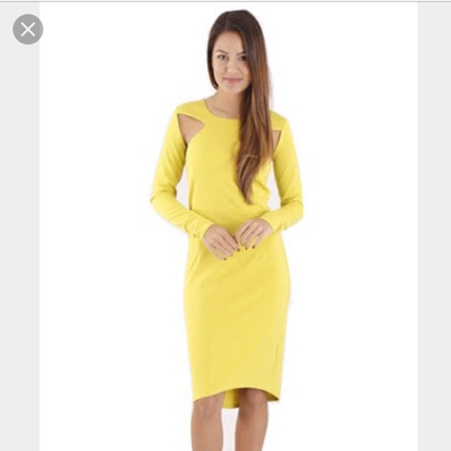 Levora Cold Shoulder Midi